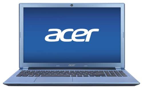 Front Standard. Acer - Aspire V5 Series 15.6" Laptop - 4GB Memory - 500GB Hard Drive - Blue.