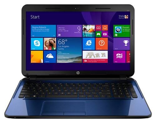 Front Standard. HP - 15.6" Laptop - AMD A6-Series - 4GB Memory - 500GB Hard Drive - Revolutionary Blue.