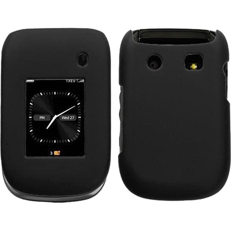 Best Buy: Fosmon Snap-On Rubberized Smartphone Case Black 219000