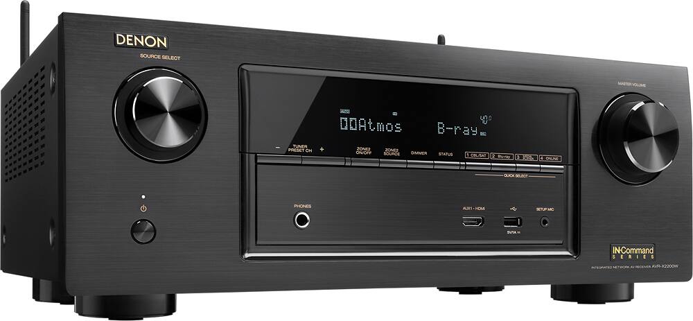 Best Buy: Denon AVR-X2200W 1295W 7.2-Ch. 4K Ultra HD and 3D Pass