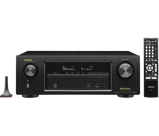 Denon AVR-X1200W 1225W 7.2-Ch. 4K Ultra HD and 3D Pass-Through A/V Home Theater Receiver