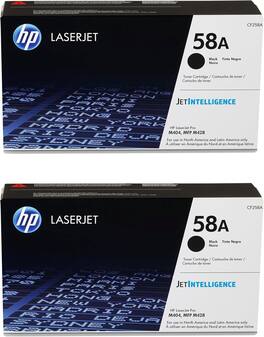 HP - 58A Toner Cartridge 2-Pack - Black