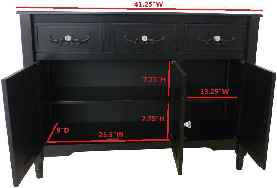 41.25"W  
7.75"H  
13.25"W  
9"D  
25.5"W  
7.75"H