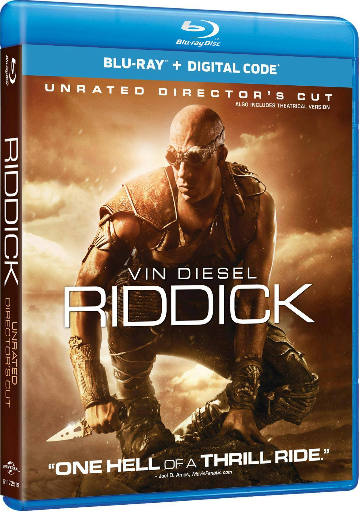 Angle. Riddick   - BLU-RAY.