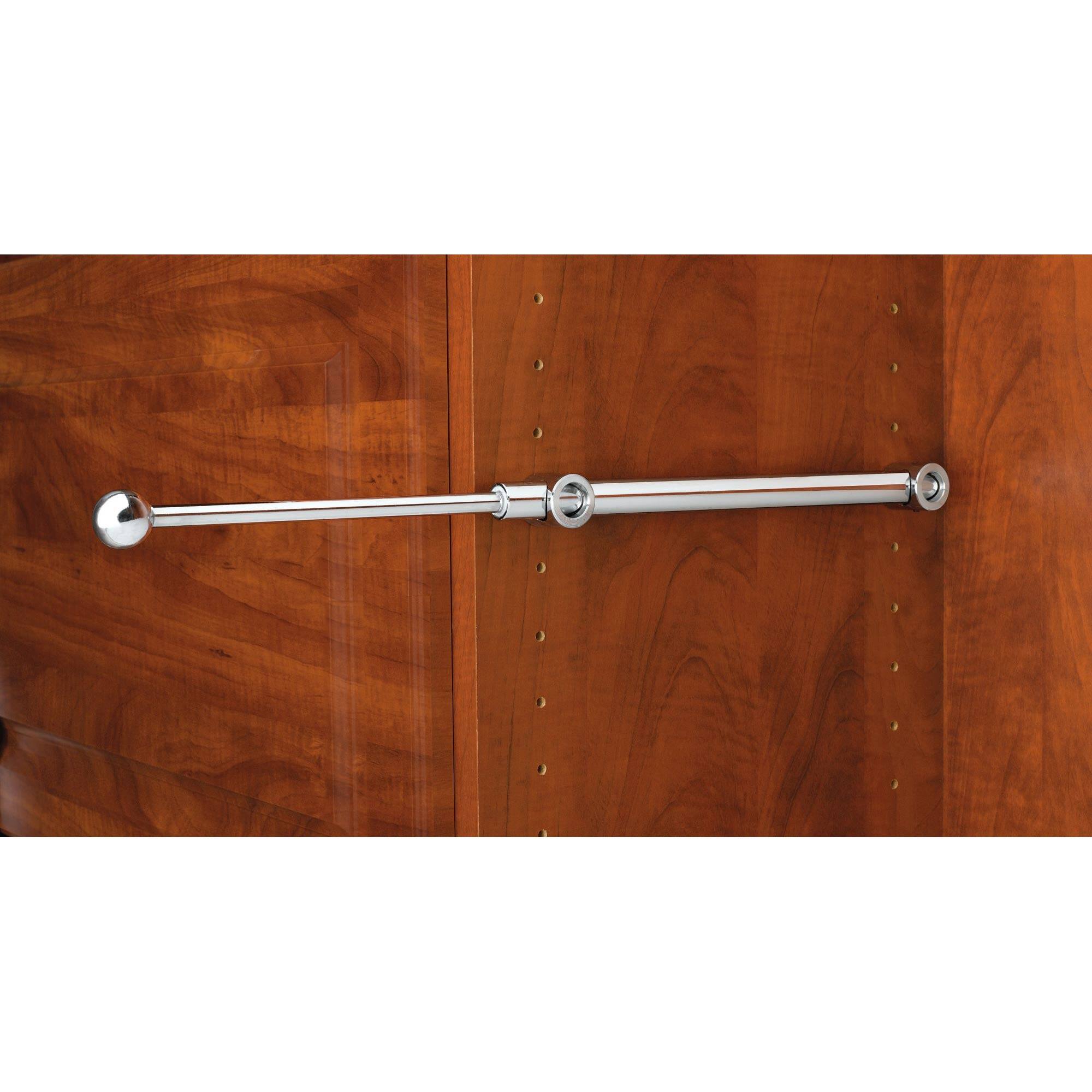 Alt View 3. Rev-A-Shelf - Rev-A-Shelf 12" Extendable Metal Closet Valet Rod, Chrome, CVR-12-CR (4 Pack) - Chrome.