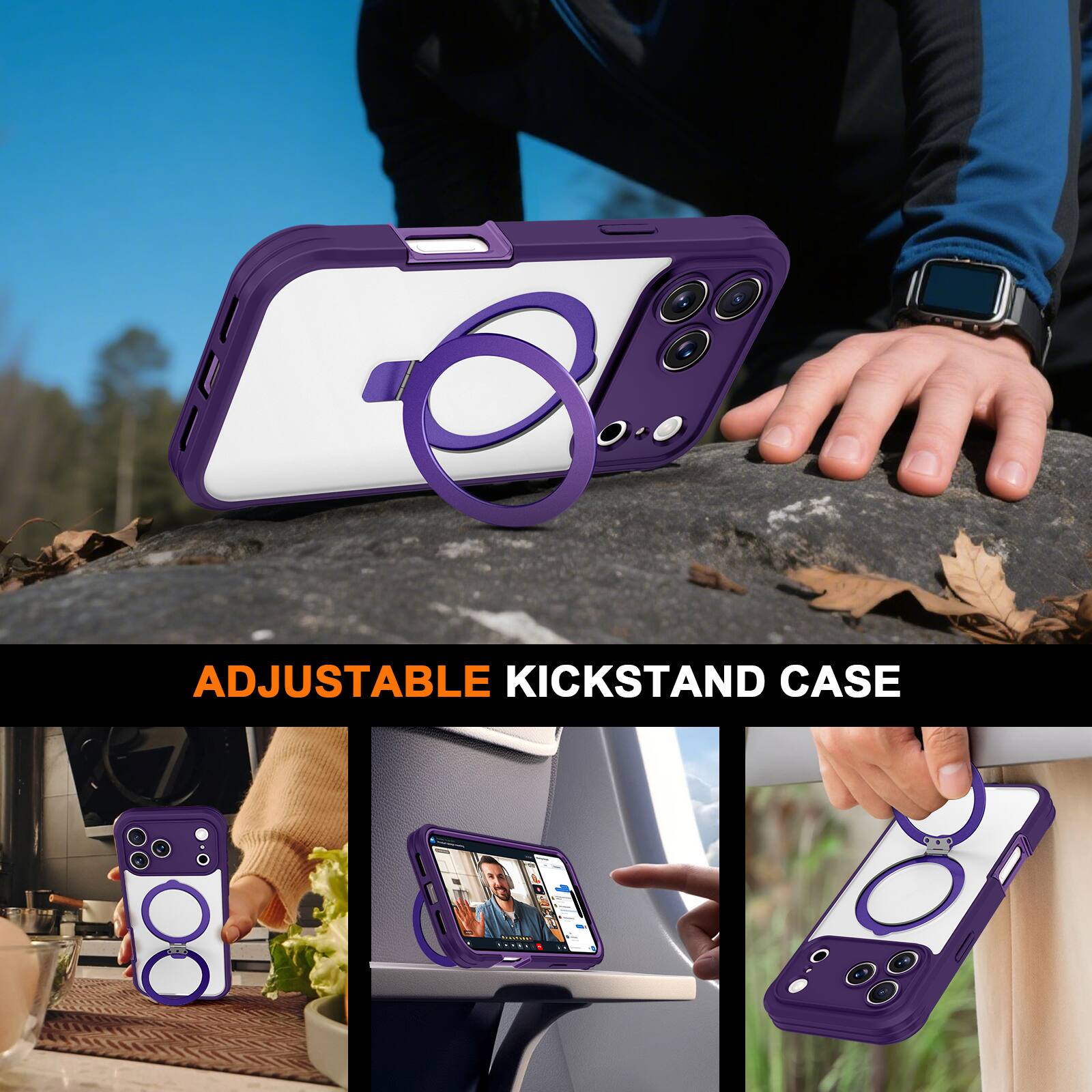 ADJUSTABLE KICKSTAND CASE