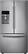 Front. Samsung - 22.5 Cu. Ft. French Door Counter-Depth Refrigerator - Stainless Steel.