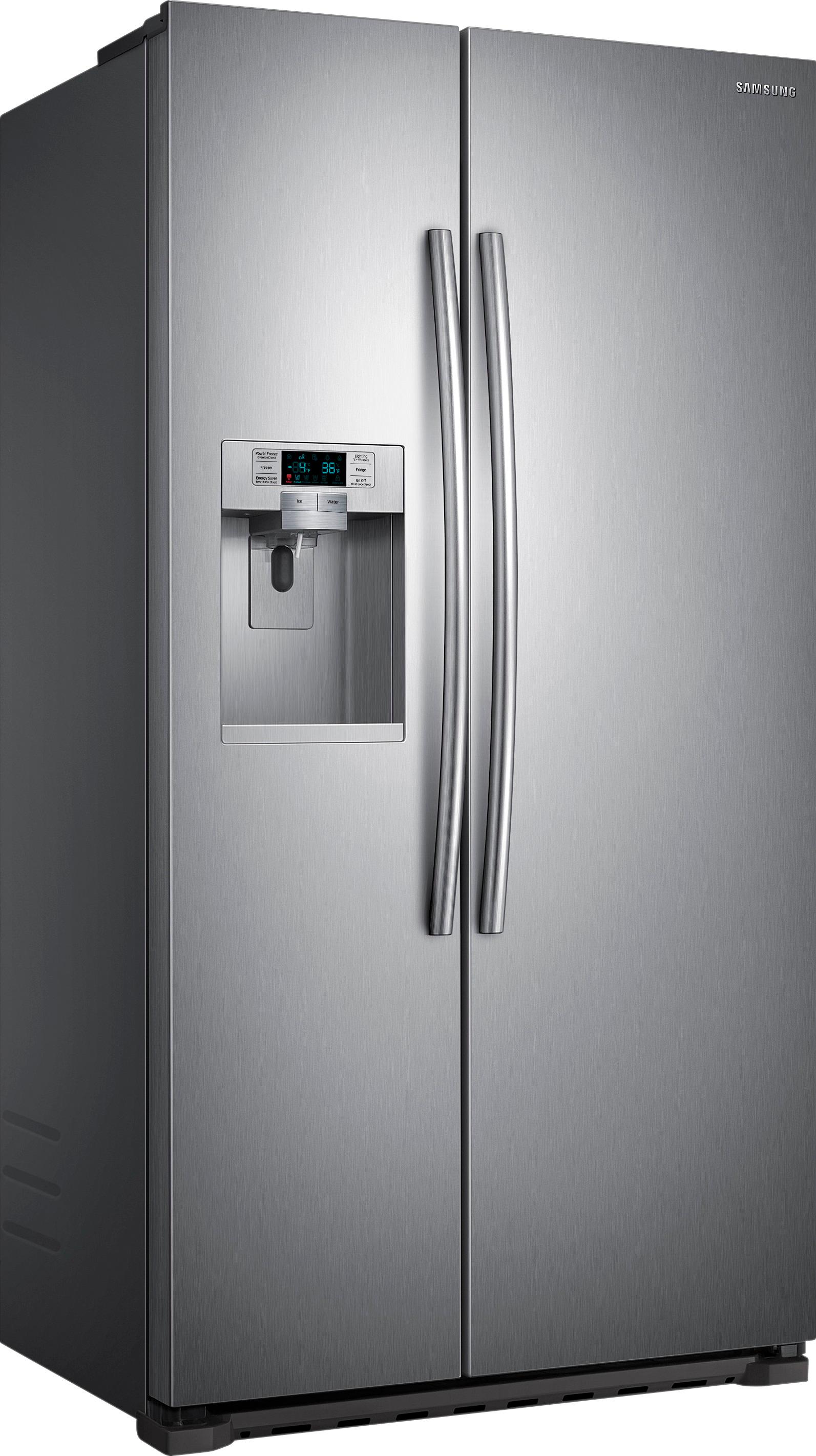 Best Buy: Samsung 22.3 Cu. Ft. Side-by-Side Counter-Depth Refrigerator ...