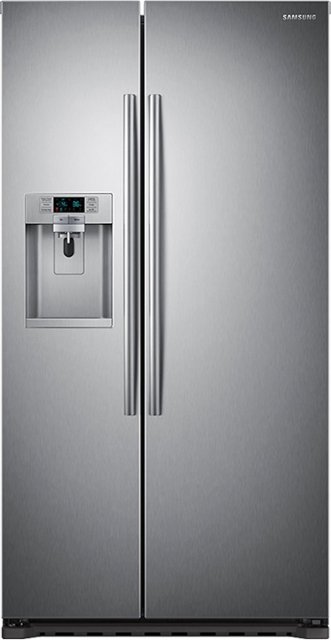 Samsung 22.3 Cu. Ft. Side-by-Side Counter-Depth Refrigerator with In ...