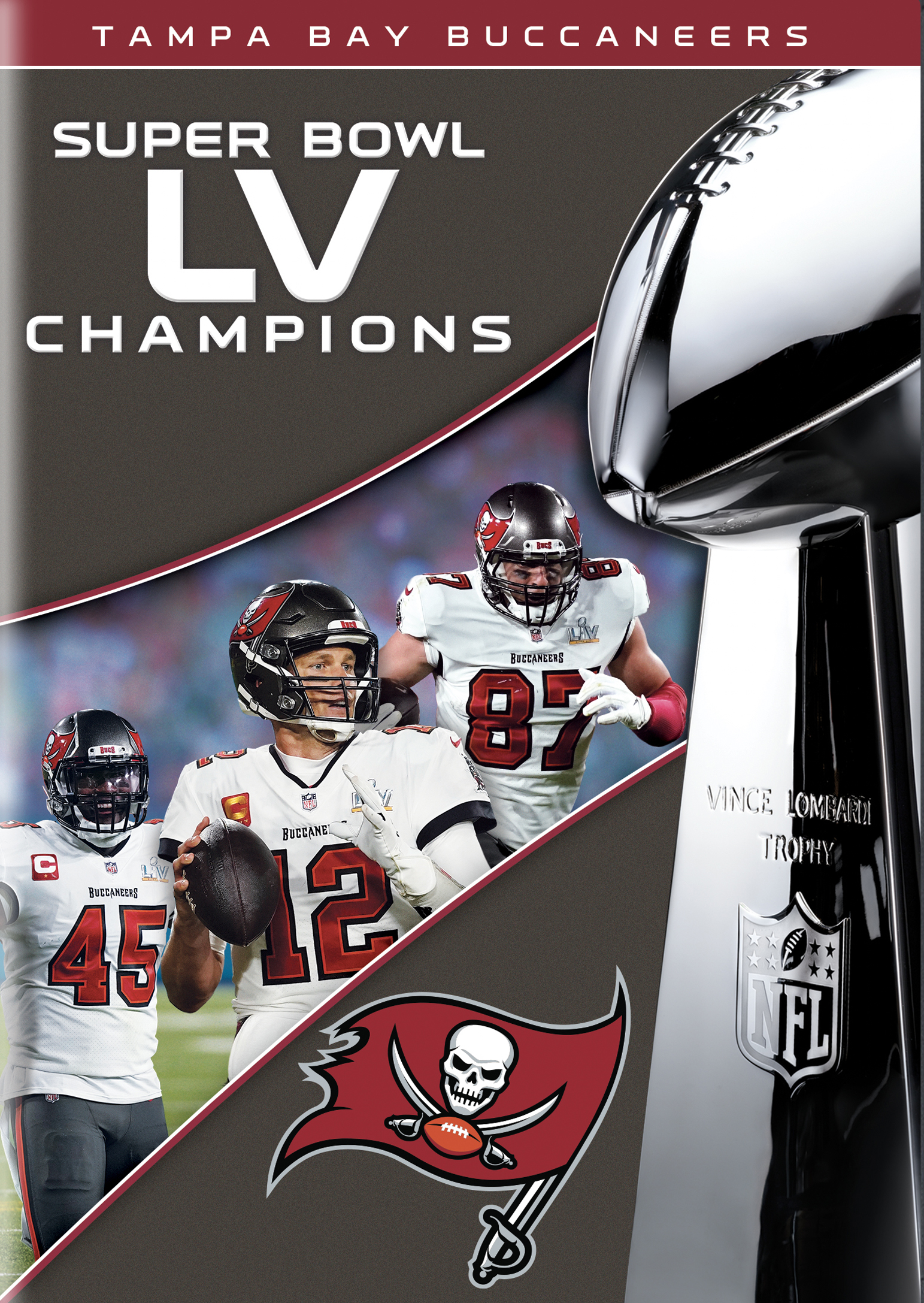 Tampa Bay Buccaneers 2020-2021 Super Bowl LV Champions Red Chrome License Frame
