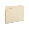 Front. Staples - Staples 30% Recycled File Folders, 1/3-Cut Tab, Left Position, Letter Size, Manila, 100/Box (ST116749/116749) - Manila.