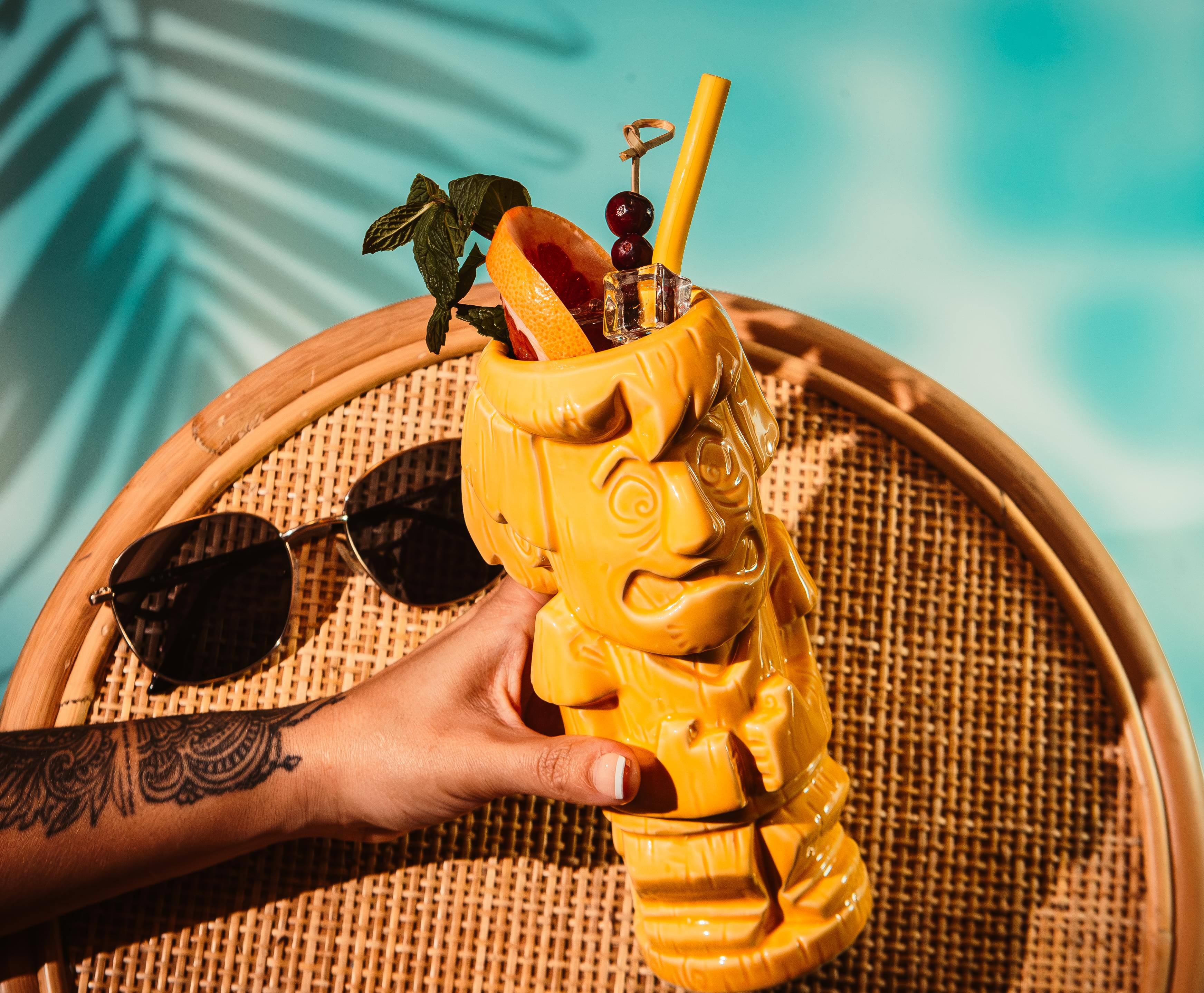 Alt View 3. ThinkGeek - Geeki Tikis Scooby-Doo Shaggy Ceramic Mug | Holds 20 Ounces - Yellow.