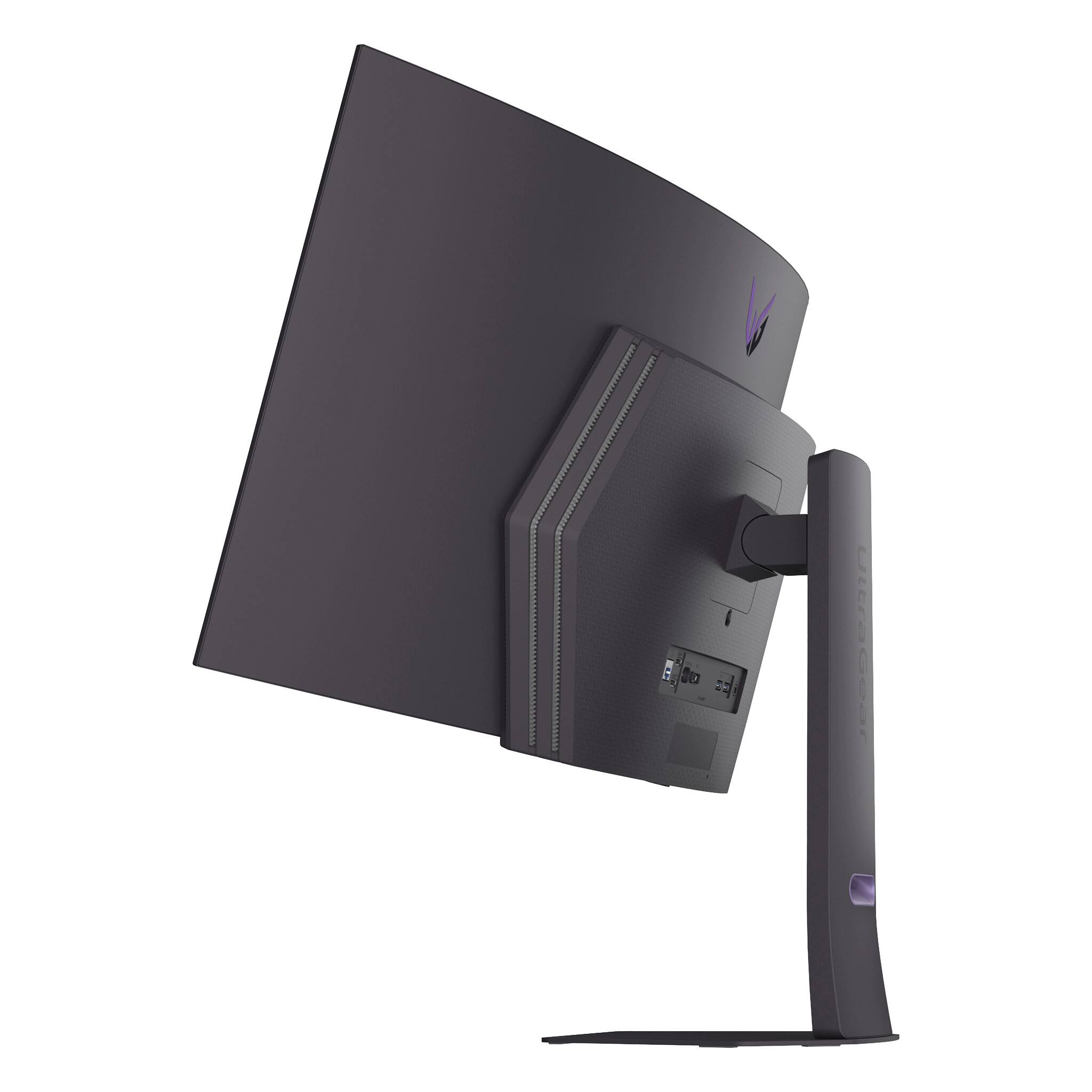 Alt View 5. LG - UltraGear 45" WQHD OLED 240Hz 0.03ms G-SYNC FreeSync Premium Pro Gaming Monitor with DisplayHDR400 TRUE BLACK - Black.