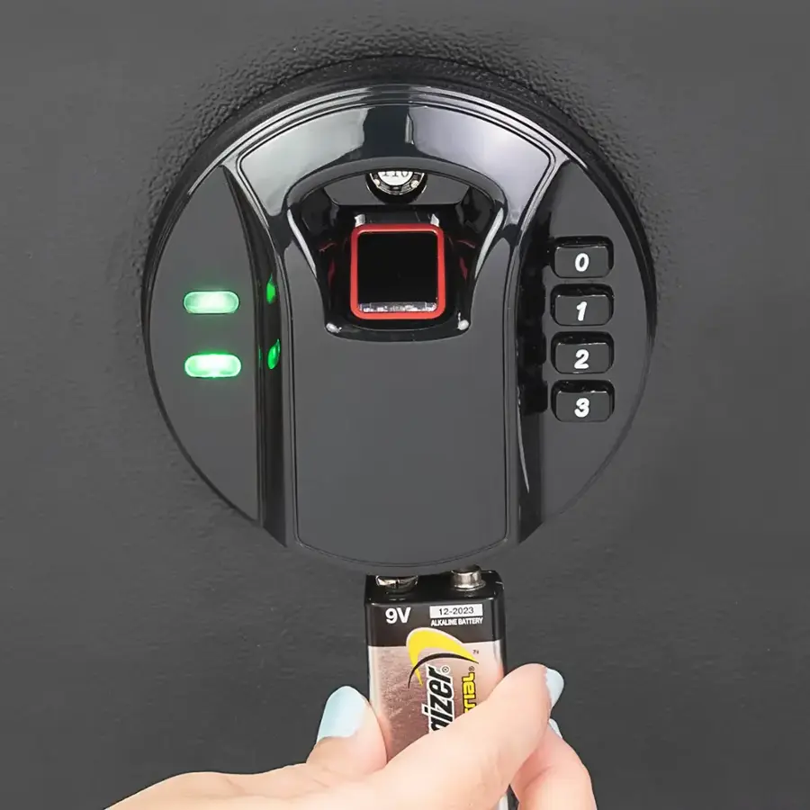 Alt View 16. Barska - HQ400 Large Biometric Digital Keypad Safe - Black.