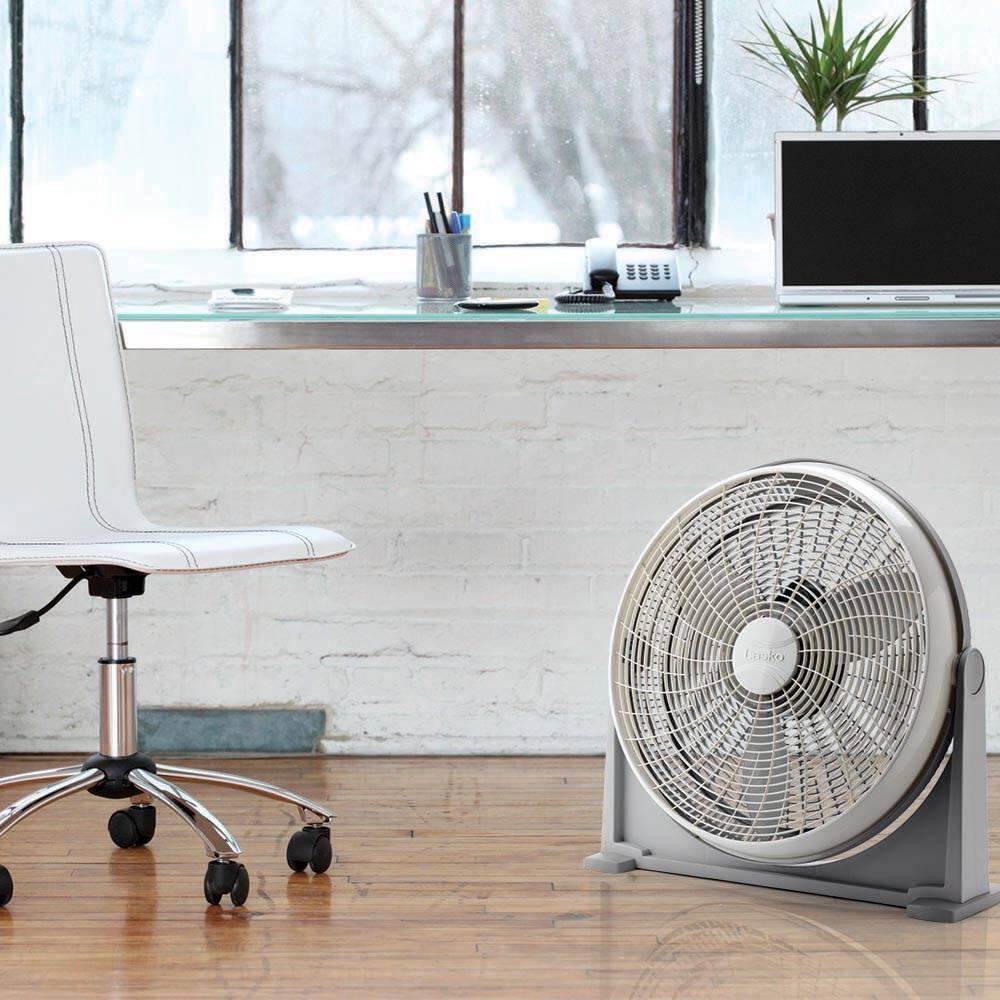 Alt View 1. Lasko - Lasko 20 Inch 3 Speed Portable Air Circulator Fan w/ Optional Wall Mount, Gray - Gray.