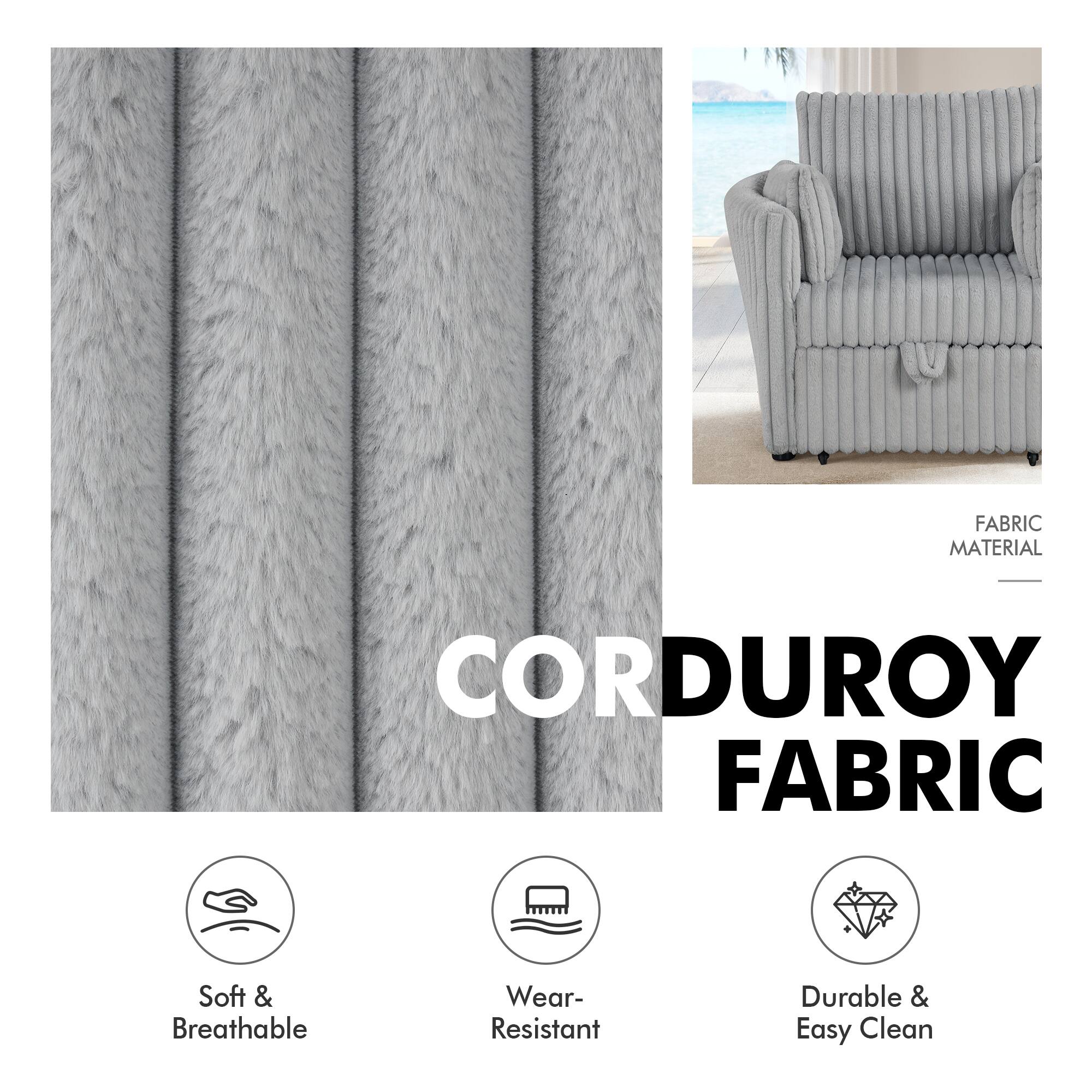 CORDUROY FABRIC

- Soft & Breathable
- Wear-Resistant
- Durable & Easy Clean