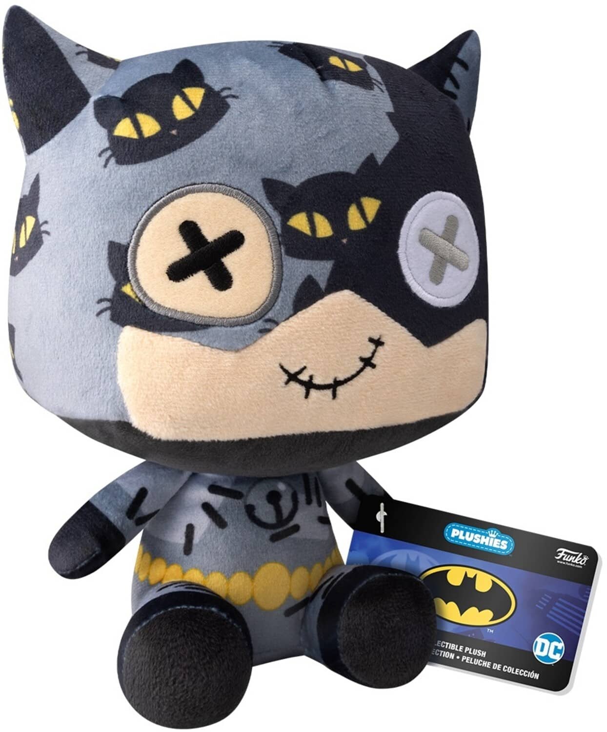 FUNKO Plush: Patchwork - Catwoman, POP! 7-Inch - COLLECTABLES - Multicolor