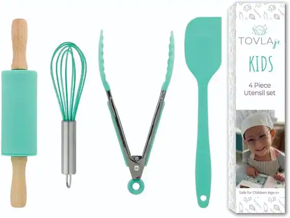 TOVLA jr.
KIDS
4 Piece Utensil set
Safe for Children Age 4+