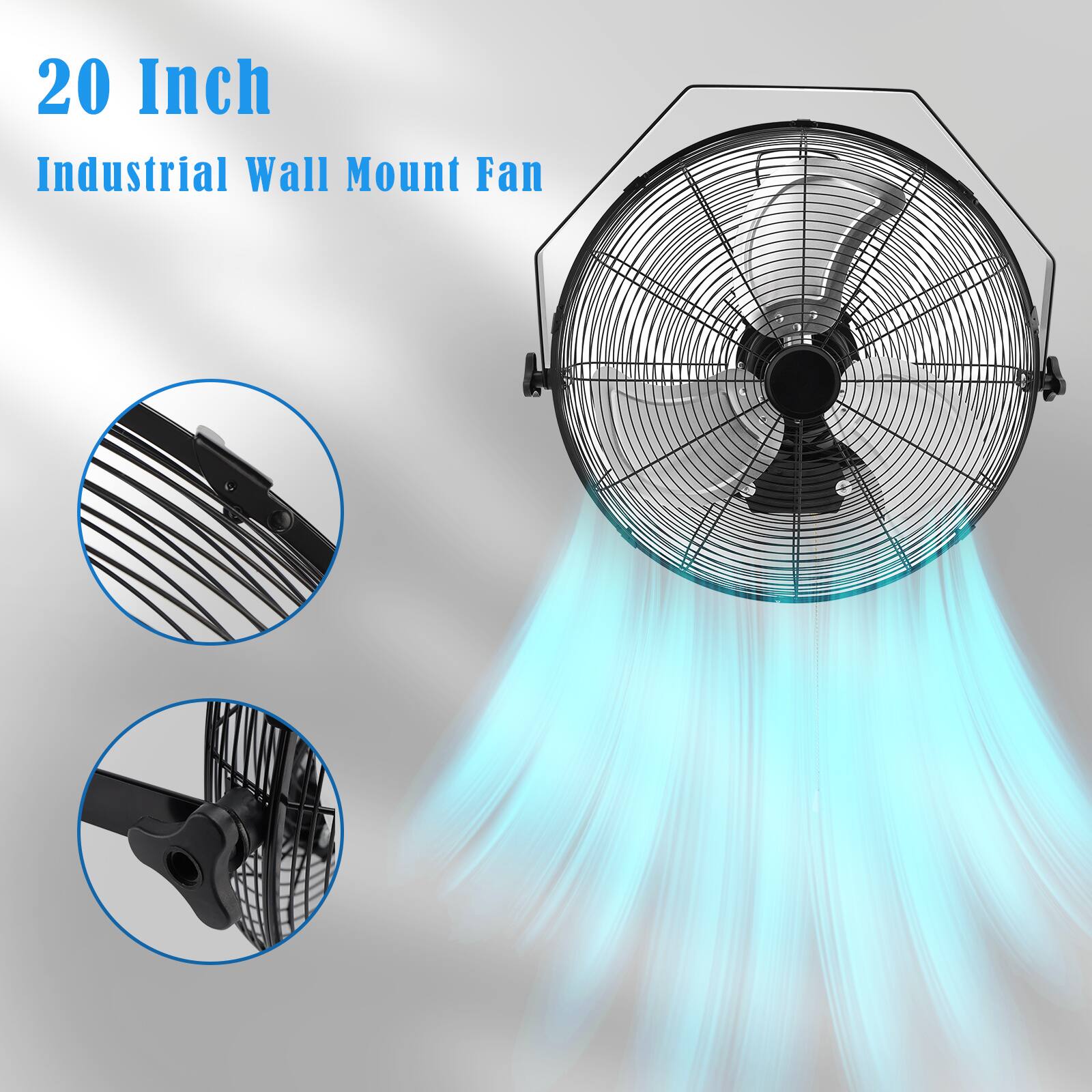 20 Inch Industrial Wall Mount Fan