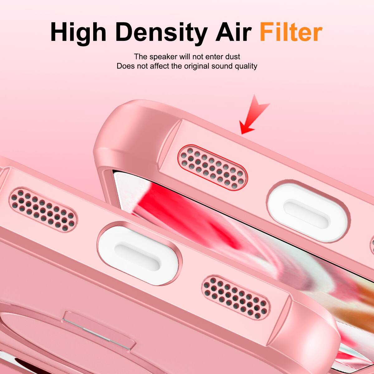 High Density Air Filter

The speaker will not enter dust  
Does not affect the original sound quality
