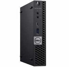 Dell - Refurbished Excellent - OptiPlex 5060 Micro Desktop PC, Intel Core i5-8500T up to 3.5Ghz, 16GB DDR4 RAM, 512G NVME SSD, WiFi, Win11 Pro - Black