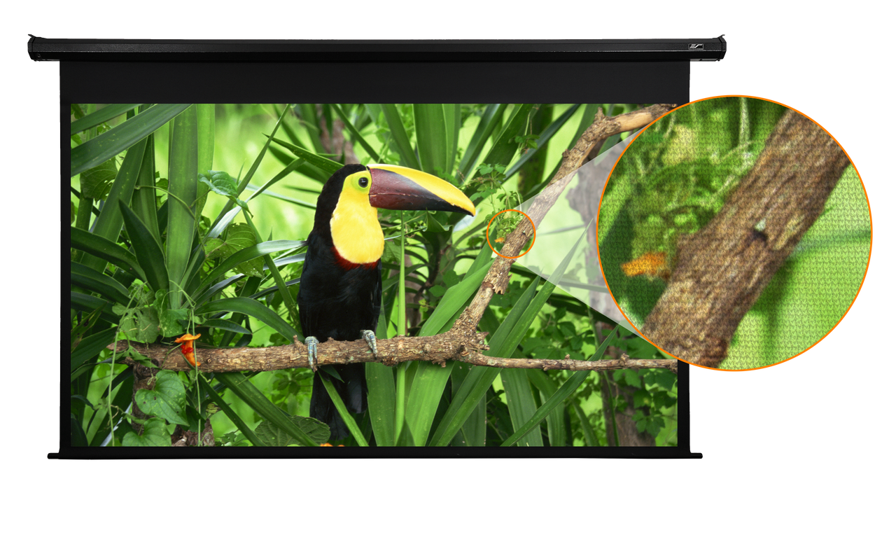 Angle. Elite Screens - Spectrum AcousticPro UHD, 115" Diag,16:9, Electric 4K Projection Screen, IR Remote,12v trigger ELECTRIC115H-AUHD - Black.