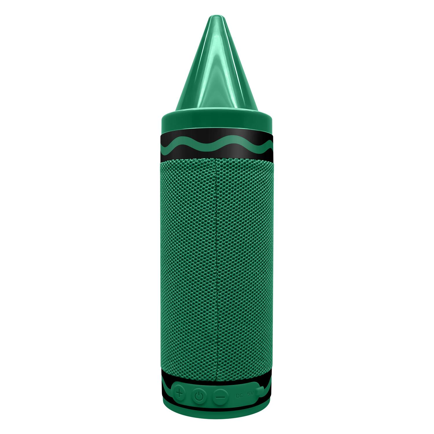 Left. Crayola - Crayola Cbt450grn Portable Bluetooth Crayon Speaker With Fm Radio, Cbt450 (green) - green.