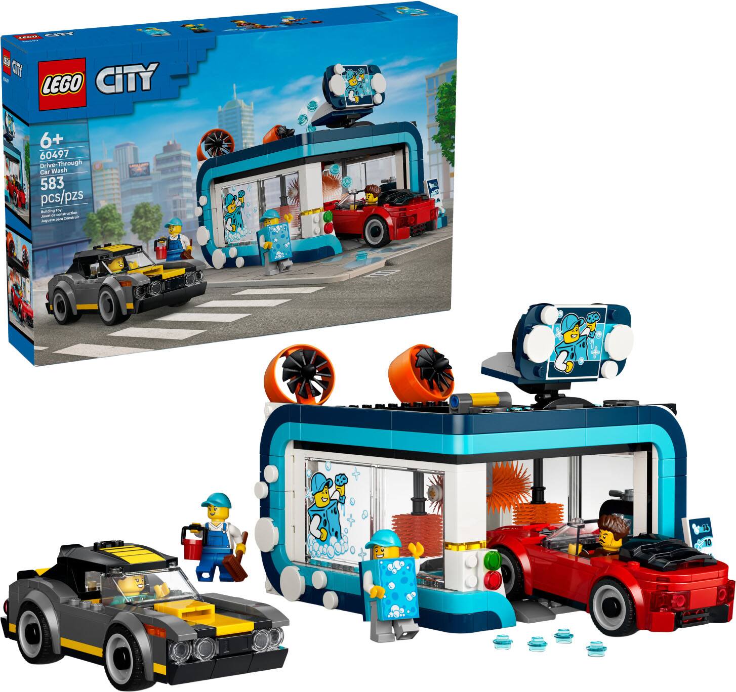 City Drive-Through Car Wash Toy 60497