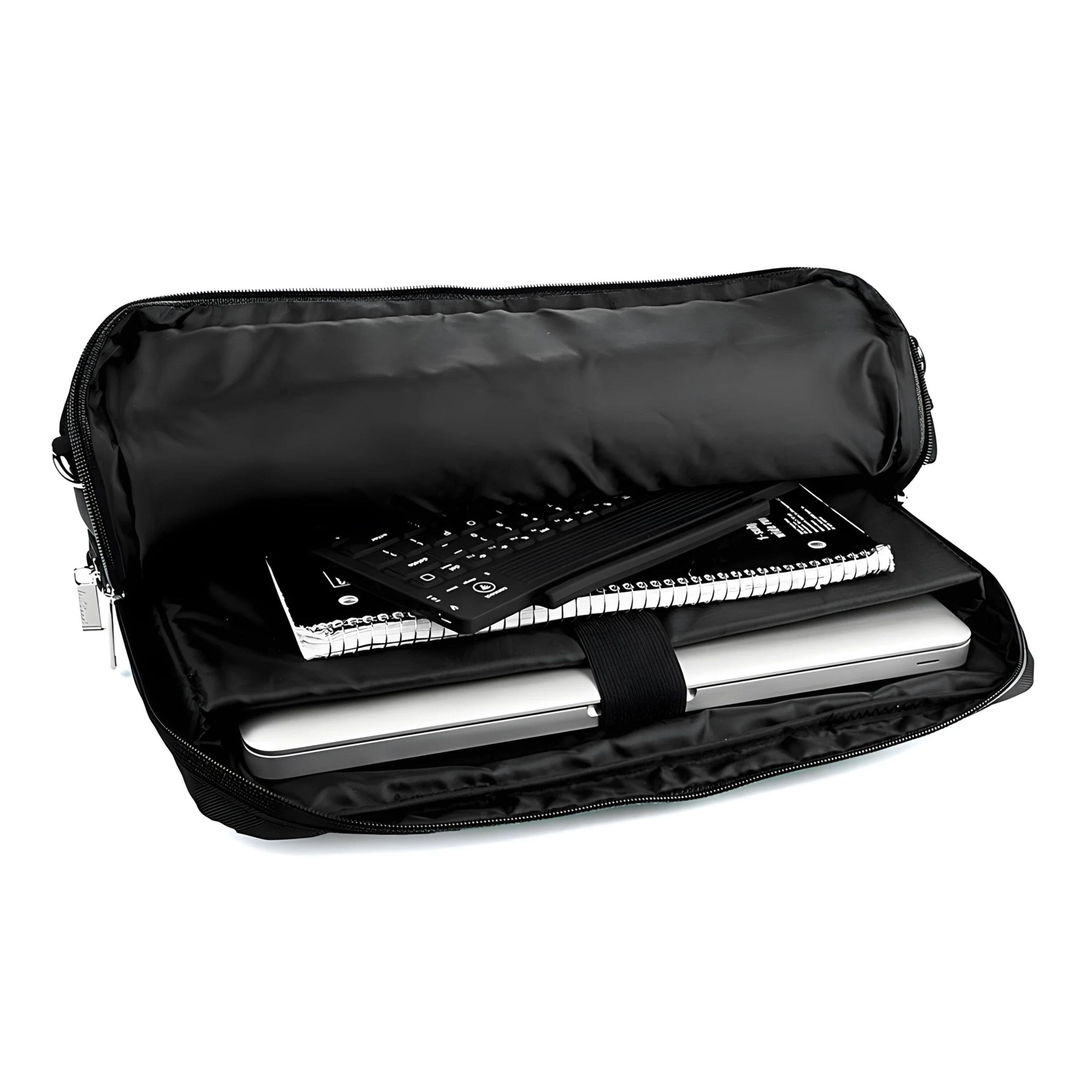 Left. Kitcheniva - Backpack Case Shoulder Messenger Bag For 14" Laptop - Black.