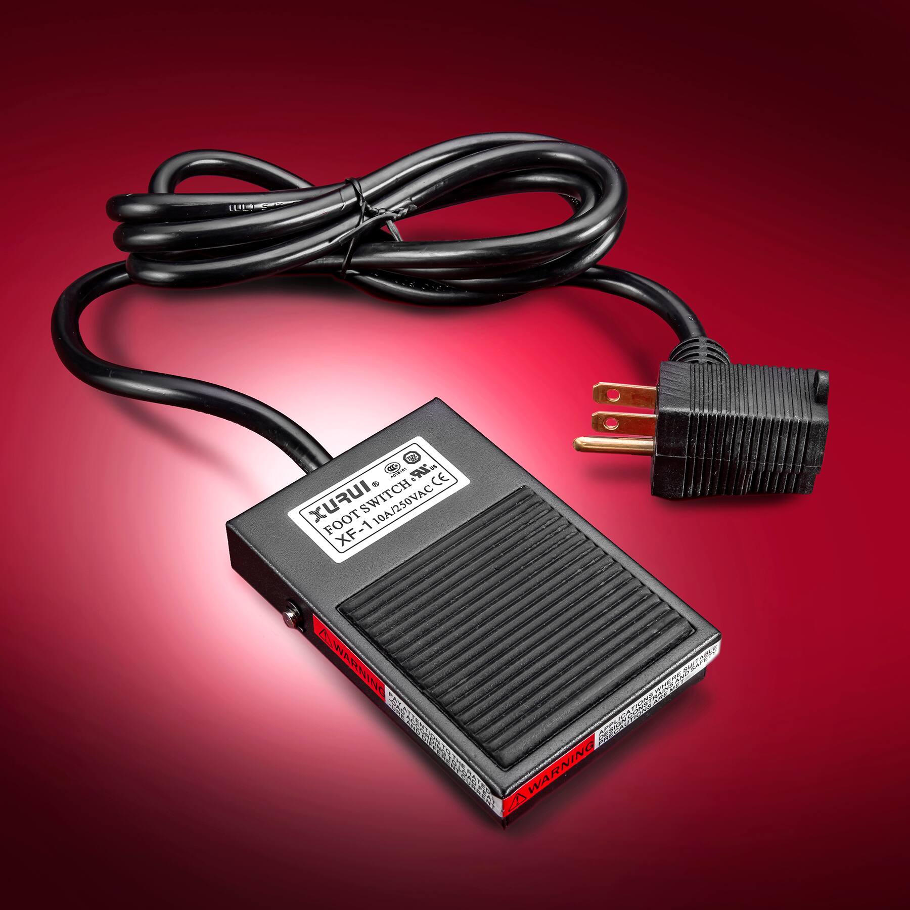 @ MEMENT . CE XURUI FOOT SWITCH 1 XF-1 ALWARNIN 
WA ARNING
