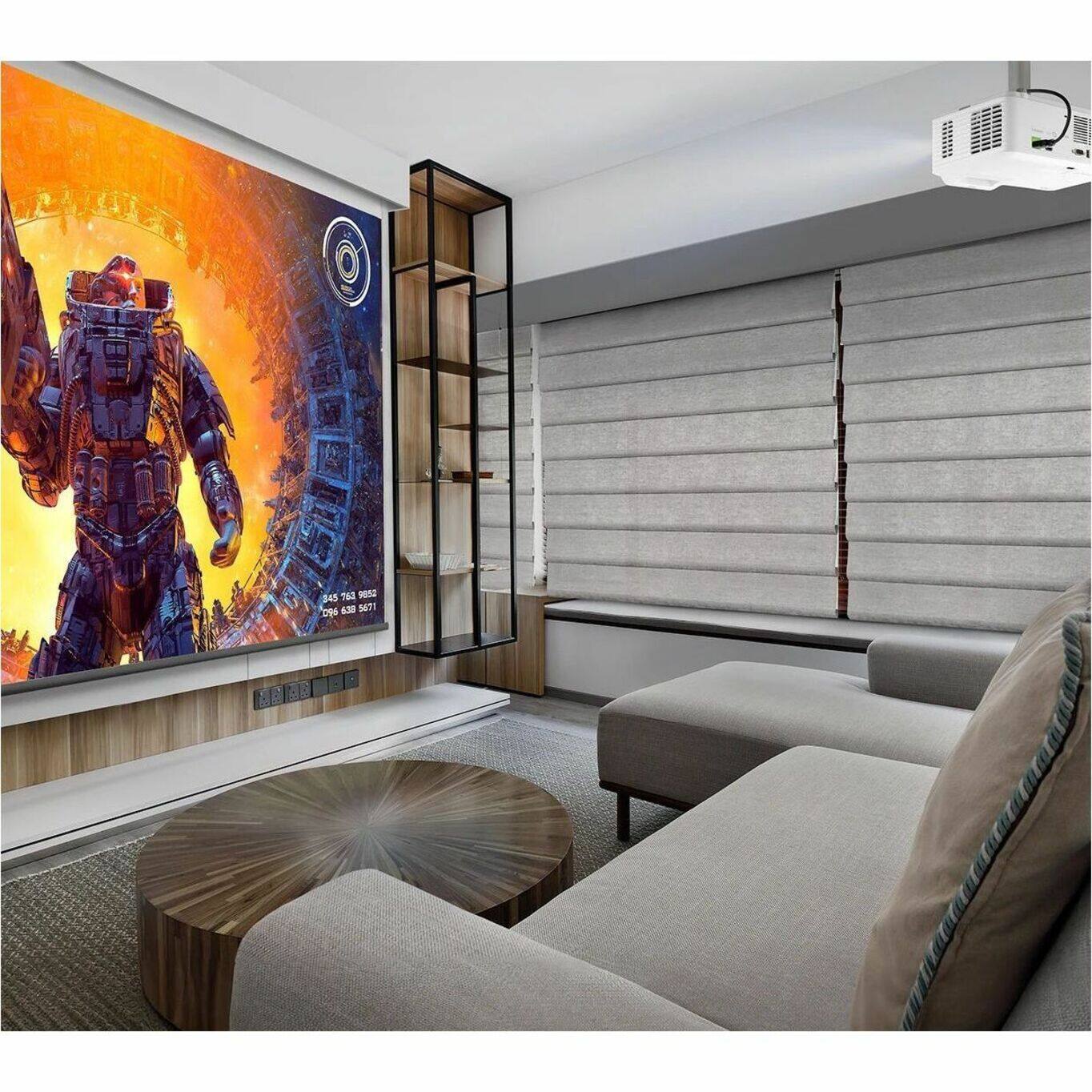 Alt View 30. ViewSonic - LX700-4K Designed for Xbox 4K 3500 Lumens Laser Projector - White.