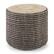 Angle. Simpli Home - Larissa Round Braided Pouf - Natural.