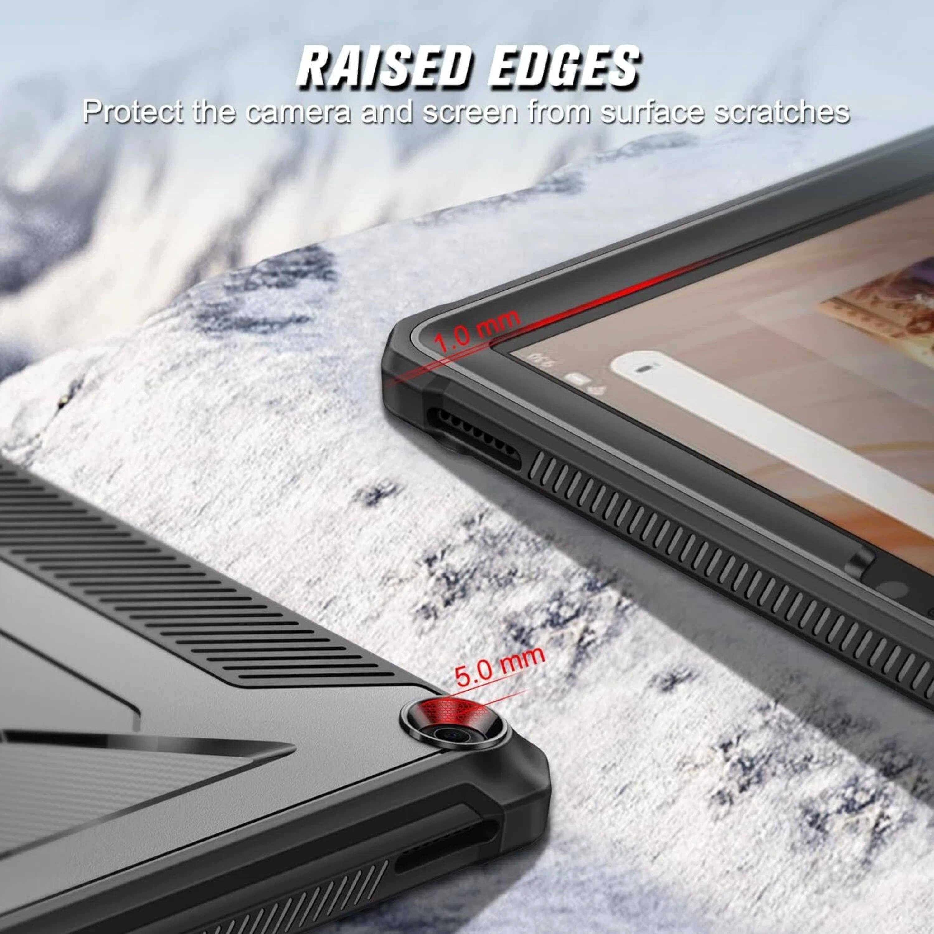 RAISED EDGES  
Protect the camera and screen from surface scratches  
1.0 mm  
5.0 mm