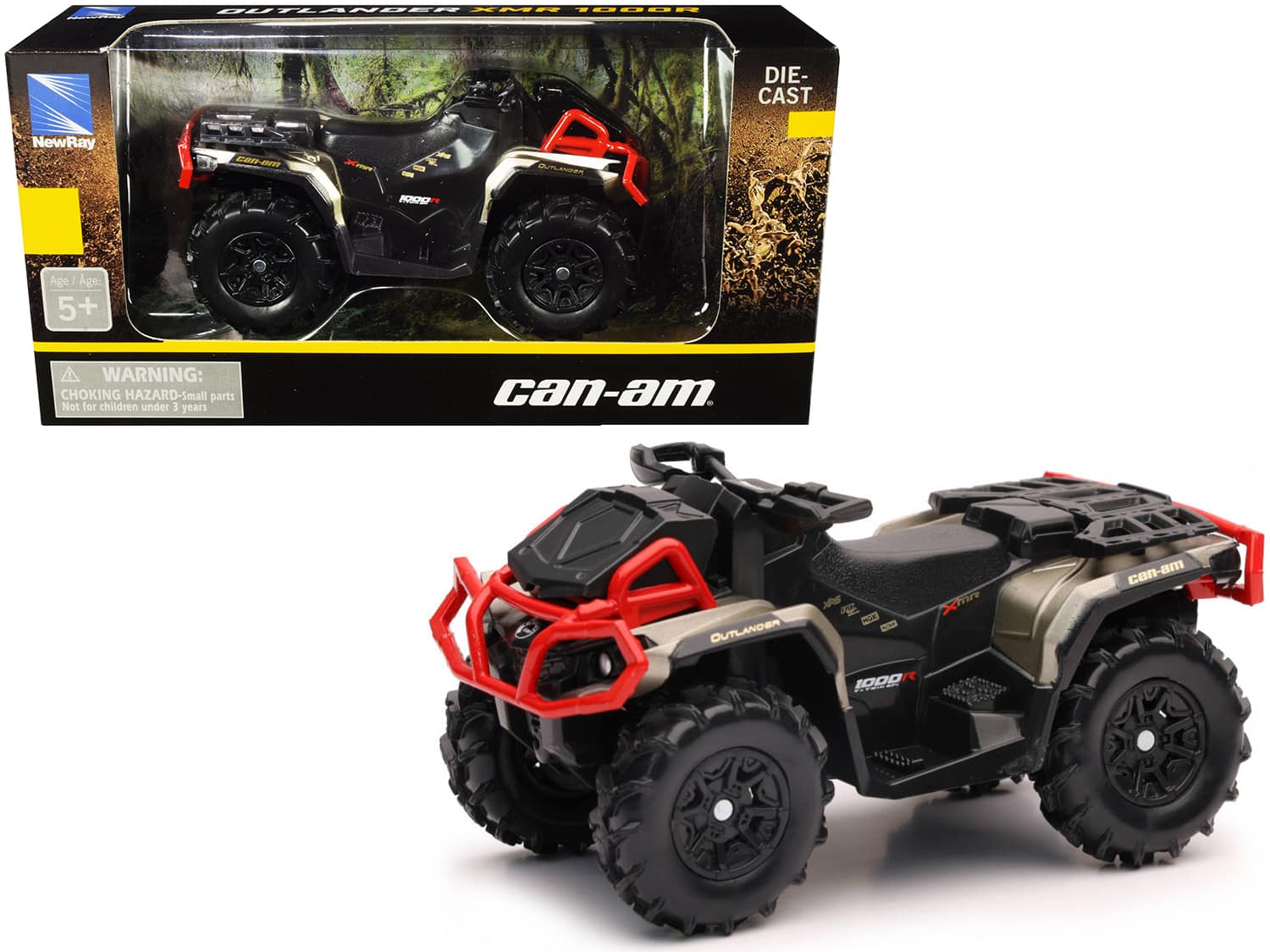 Can-Am Outlander XMR 1000R ATV Black and Gold Diecast Model by New Ray price history on PriceWatchPro