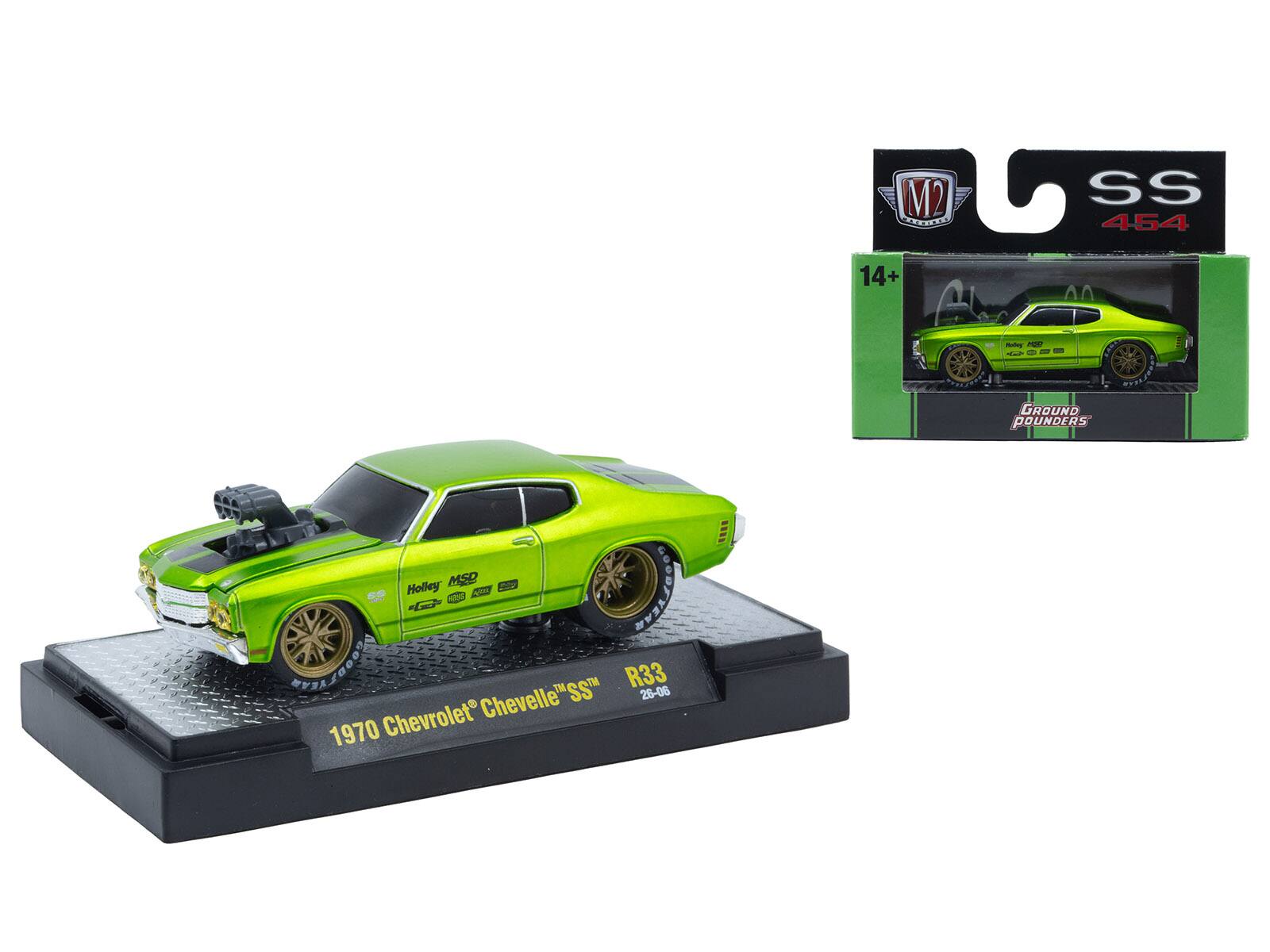 M2 FROTS 454 14+ A0 Bmy PO A - - GROUND POUNDERS MSD 2  Holley Vsm GOODE ooy  AGOON "SS" R33 26-06 Chevrolet Chevelle 1970