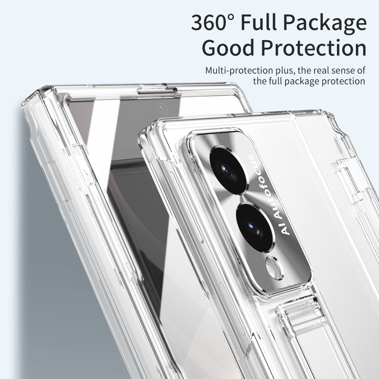 360° Full Package Good Protection  
Multi-protection plus, the real sense of the full package protection  
AI Auto Focus