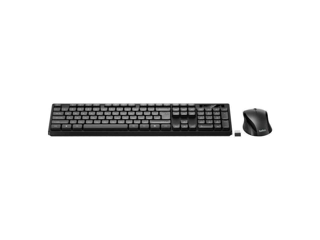 Alt View 2. Belkin - Belkin Keyboard & Mouse - Wireless Keyboard - Wireless Mouse - Optical - Black.