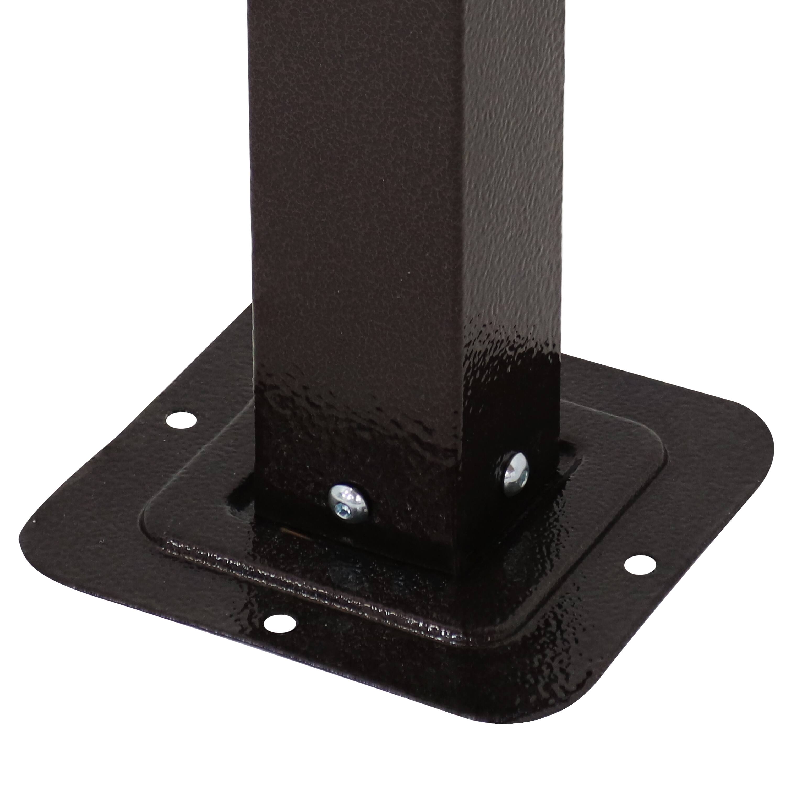 Alt View 7. Sunnydaze - 9 ft x 12 ft Metal Arched Pergola with Retractable Canopy - Tan.