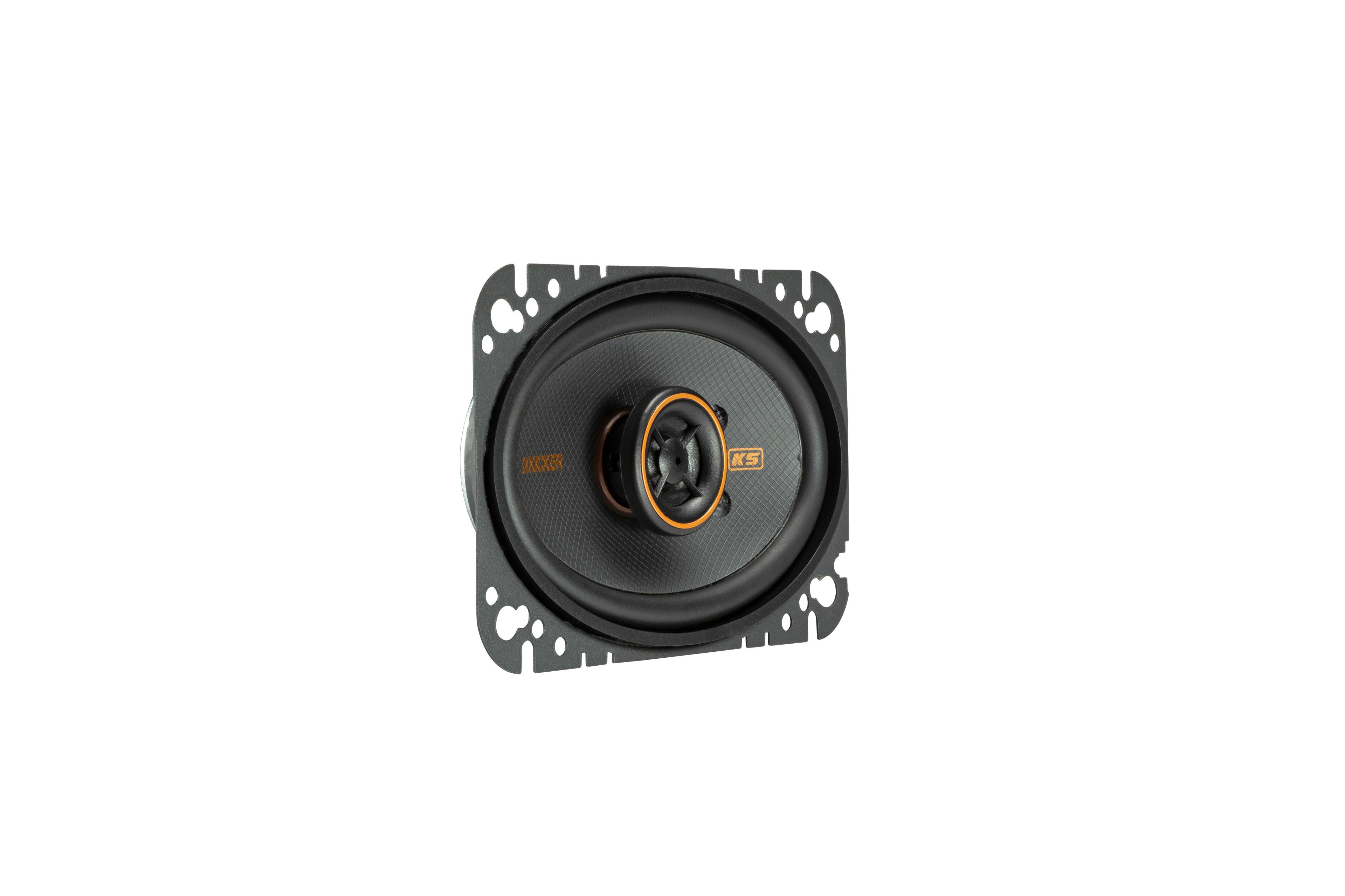 Left. KICKER - KS Series 4" x 6" 2-Way Car Speakers (Pair) - Black.
