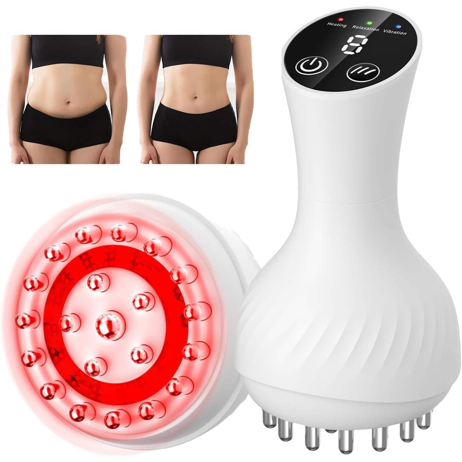 The Best Inks - Lymphatic Drainage & Anti Cellulite Massage Tool Helps Reduce Stretch Marks Cellulite,for Belly Arms Body Sculpting - Default