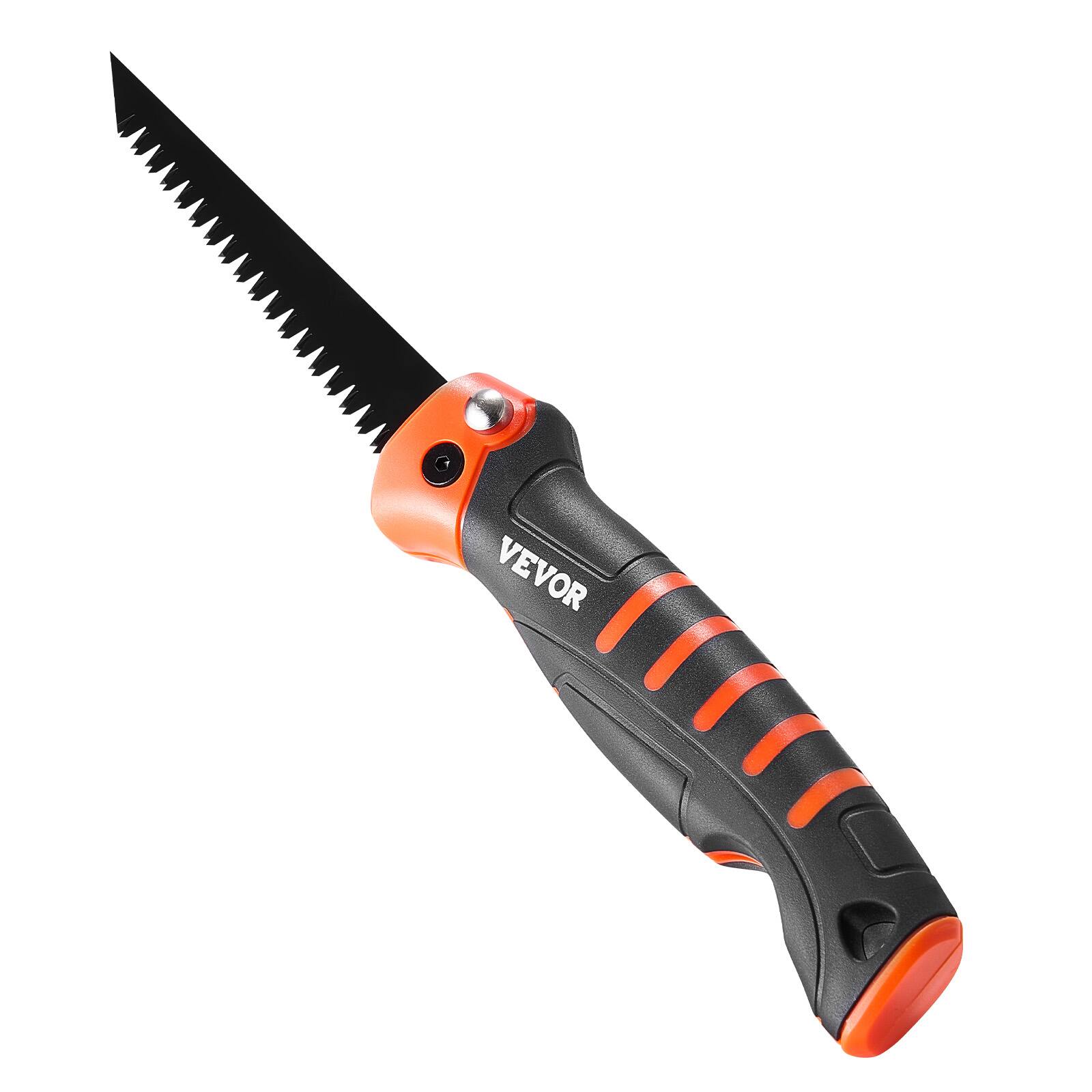 Alt View 5. VEVOR - Folding Jab Saw, 5 in Foldable Jab Saw with Soft Grip Handle,Folding Drywall Saw with Triple Ground Teeth and Sharp Tip - Black.