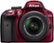 Front Zoom. Nikon - D3300 DSLR Camera with 18-55mm VR Lens - Red.