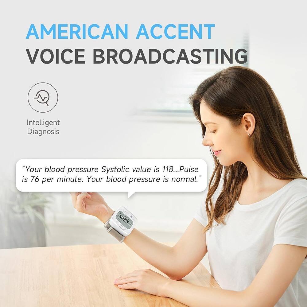 AMERICAN ACCENT VOICE BROADCASTING

Intelligent Diagnosis

"Your blood pressure Systolic value is 118... Pulse is 76 per minute. Your blood pressure is normal."