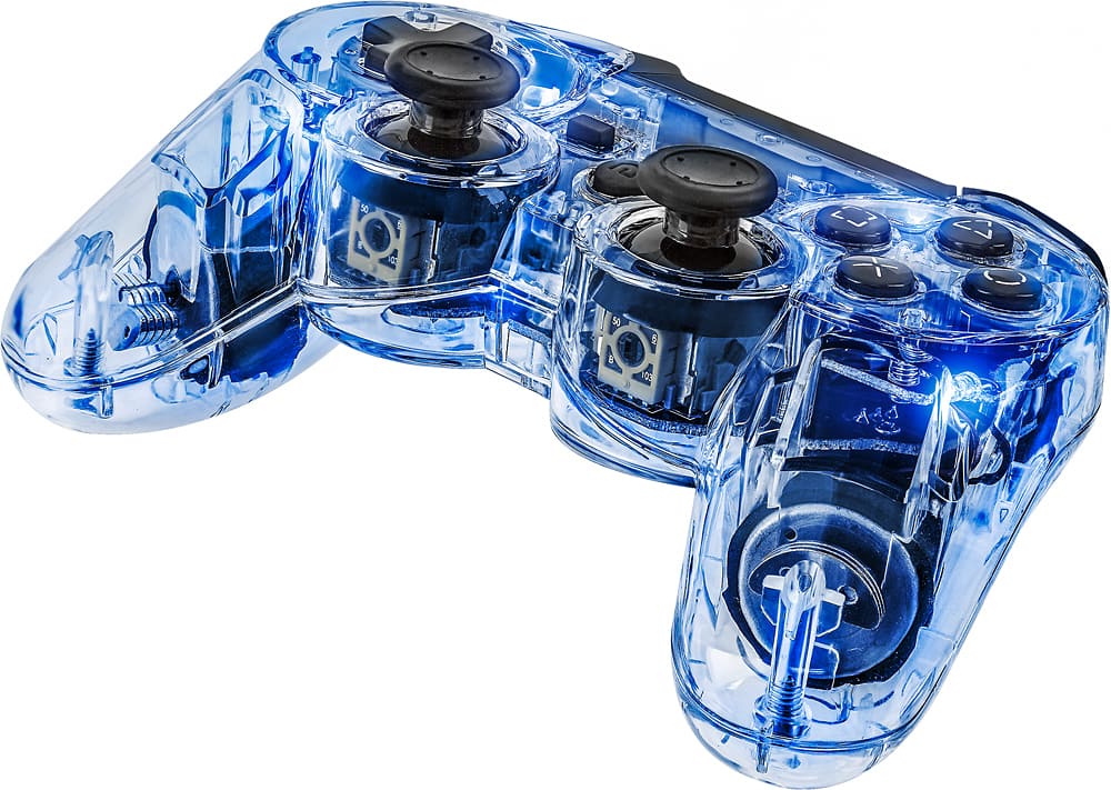 Alt View 11. PDP - Afterglow AP.2 Wireless Controller for PlayStation 3 - Blue/Red/Green.