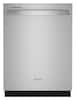 Front. Whirlpool - 24” Dishwasher with AI Intelligent Wash and 47 dBA - Fingerprint Resistant Stainless Steel.