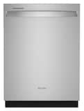 Whirlpool - 24” Dishwasher with AI Intelligent Wash and 47 dBA - Stainless Steel
