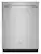 Front. Whirlpool - 24” Dishwasher with AI Intelligent Wash and 47 dBA - Fingerprint Resistant Stainless Steel.