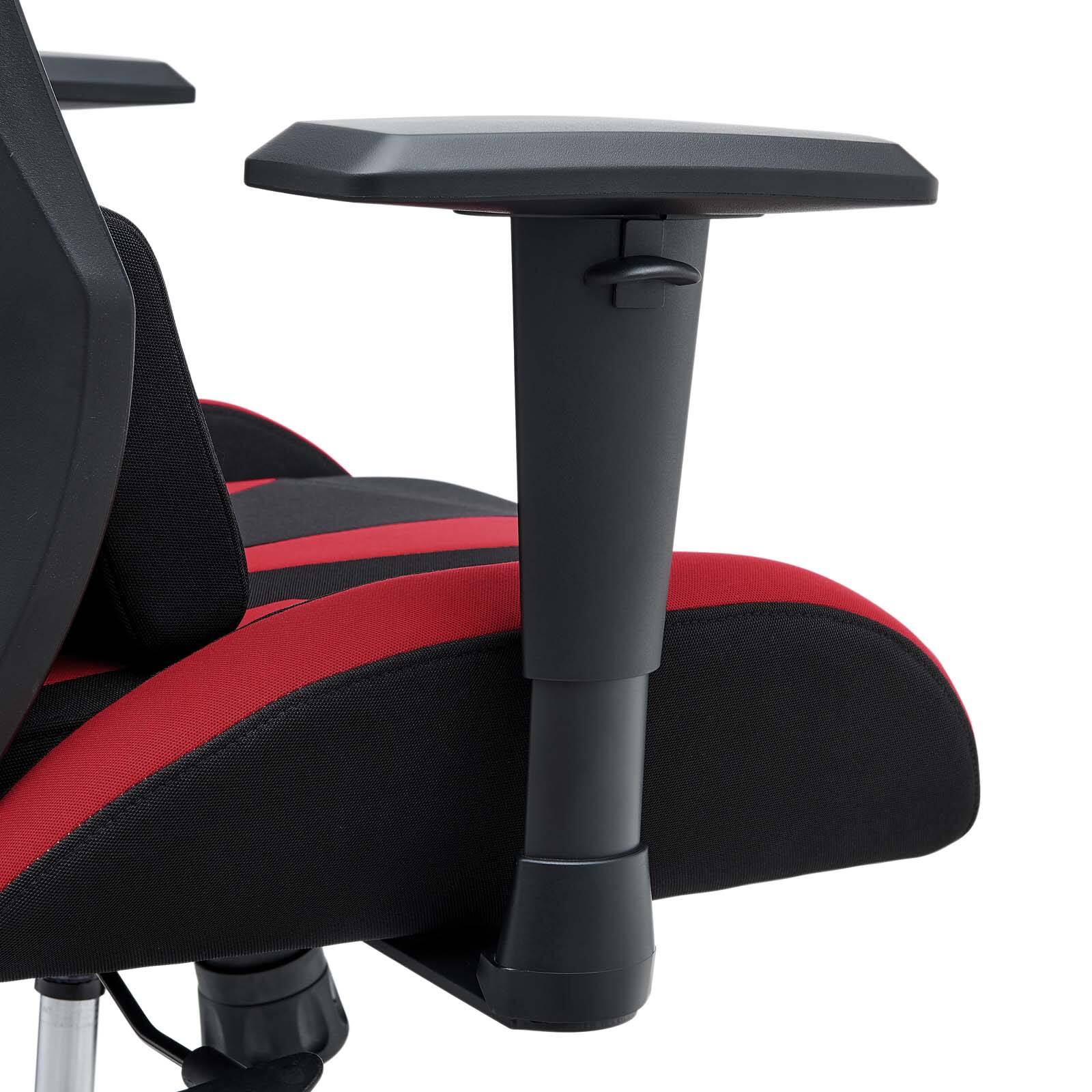Alt View 9. Modway - Speedster Mesh Gaming Computer Chair by Modway - Black Red.