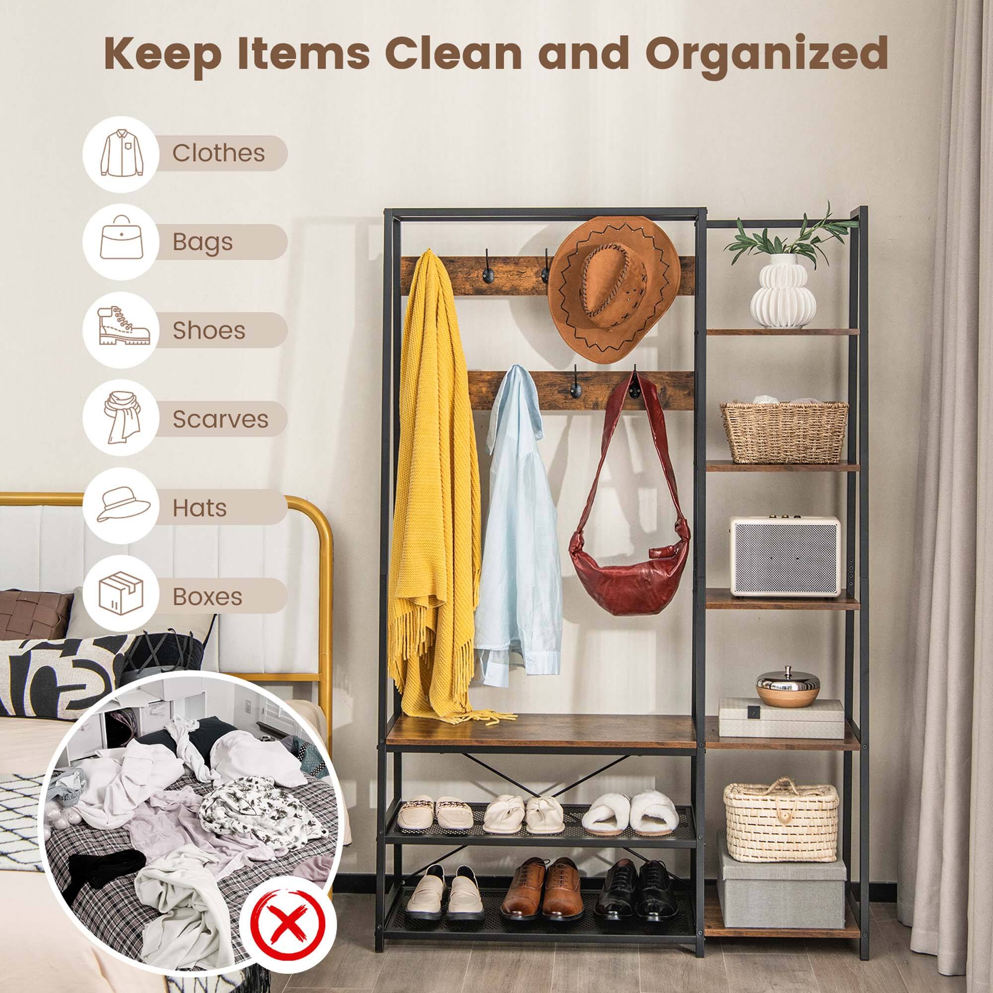 Clothes, Bags, Shoes, Scarves, Hats, Boxes