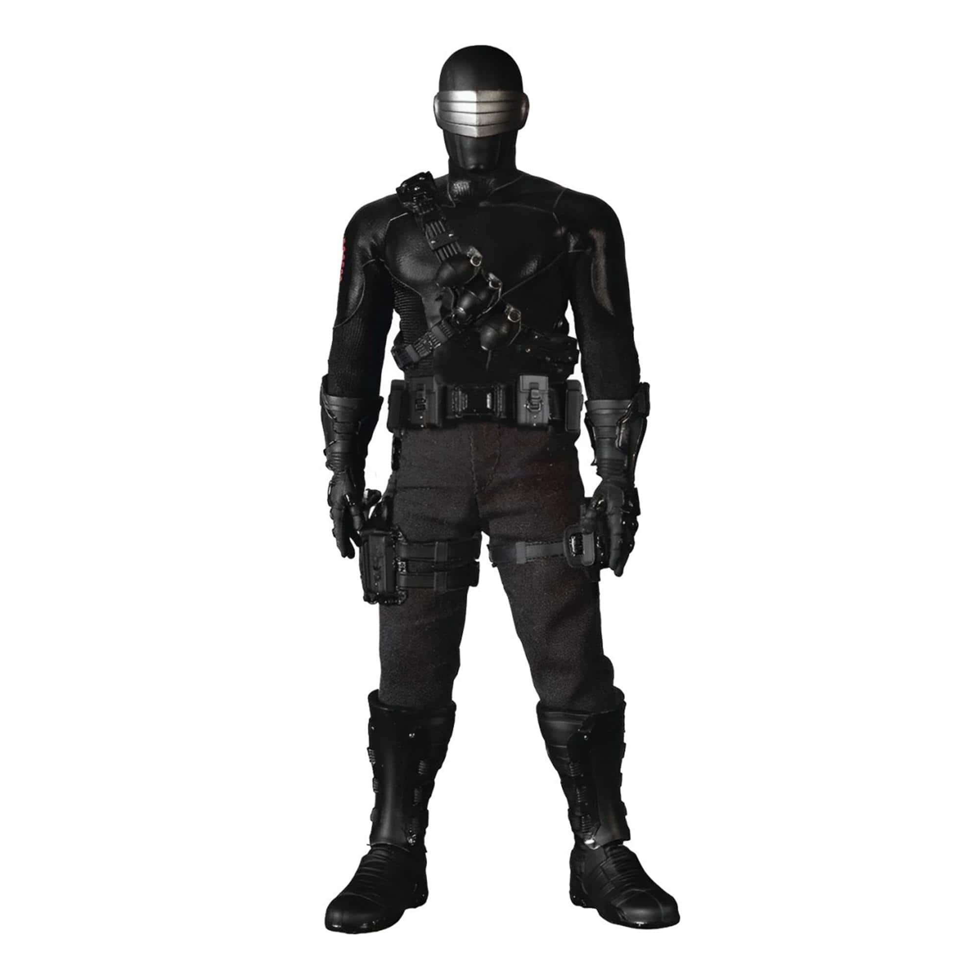Mezco Toyz - GI Joe One:12 Collective Snake Eyes Action Figure | Deluxe Edition - Black